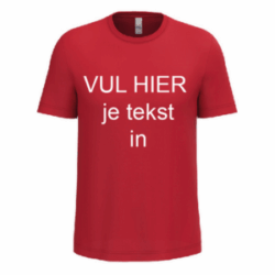 Basic Shirt met tekst opdruk