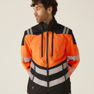 Hi-vis X-pro 3-layer softshell jacket (class 2)